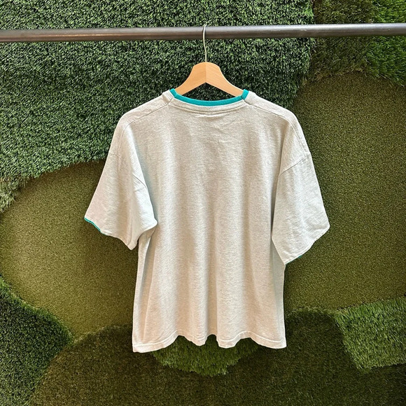 Vintage Gray and Teal Graphic Tee - Picture 2 of 6